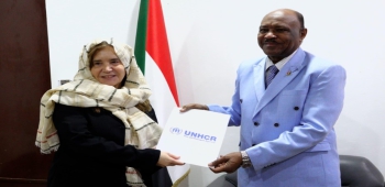 Foreign Minister Receives New UNHCR Country Director in Sudan