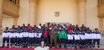 TSC President Honors Youth National Team Delegation After Winning CECAFA Championship