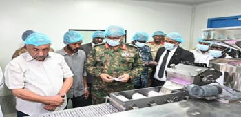 Inspecting the Chemical Industries Company in Bahri, Jabir Hails Private Sector's Work Resumption