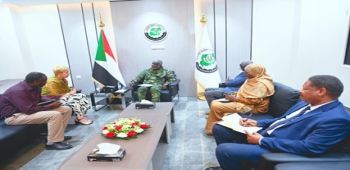 Finance Minister Meets UNDP Representative in Sudan