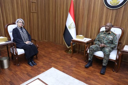 Al Burhan Receives European Union Envoy to the Horn of Africa