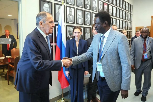 Governor of Darfur Region Meets Russian Foreign Minister in New York
